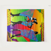 ブラックガール魔法 タペストリー (正面(横))