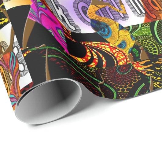 「ブラックガール魔法」 ラッピングペーパー (ロールコーナー)