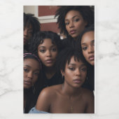 ブラックガール魔法 ワインラベル (シングルラベル)