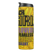 ブラックガール魔法- 3D膨らんだ効果タンブラー タンブラー (回転右)