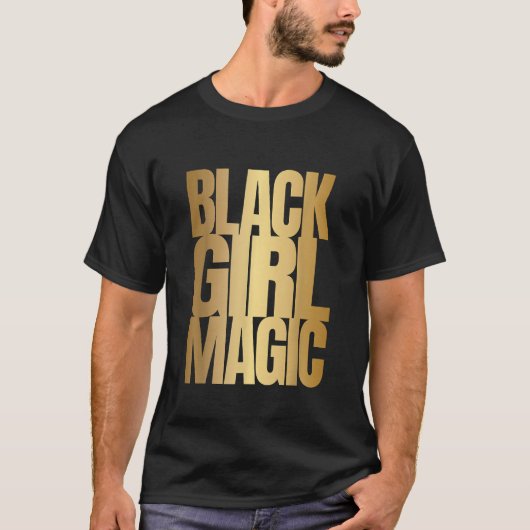 ブラックガール魔法 Tシャツ (正面)