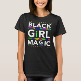 ブラックガール魔法 Tシャツ
