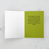 ブラックキッズキャンピ恋しく思ングユーカード サンキューカード (内部)