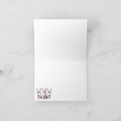 ブラックキティンの3匹の折りたとうカード 招待状 (内部)