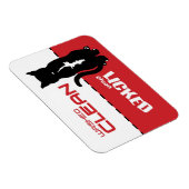 ブラックキティ猫食洗機マグネット – クリッキングクリーン マグネット (右側)