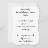 ブラックキャッツハローウィンパーティ 招待状 (裏面)