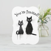 ブラックキャッツハローウィンパーティ 招待状 (スタンド正面)