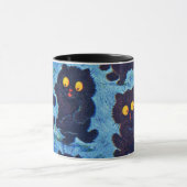 ブラックキャッツ踊りムーンライトのルイワーイン マグカップ (中央)