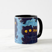 ブラックキャッツ踊りムーンライトのルイワーイン マグカップ (正面右)