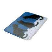 ブラックキャッツ・イン・イン・ザ・スノー バスマット (アングル)