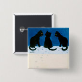 ブラックキャッツ・イン・イン・ザ・スノー 缶バッジ (正面&裏面)