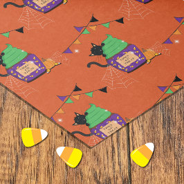 ブラックキャットの幻想的なパターンのハロウィン ティッシュペーパー 薄葉紙