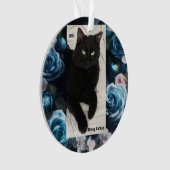 ブラックキャットアクリルオーナメントマイオウィカタマス オーナメント (正面)
