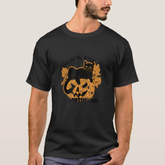 ブラックキャットアポセカリー 黒猫のかぼちゃ ハロウィン Tシャツ