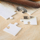 ブラックキャットイエロー菊秋シーズンパズル ジグソーパズル (側面)