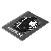 ブラックキャットイラストレーション |サレム ノートブック (左側)