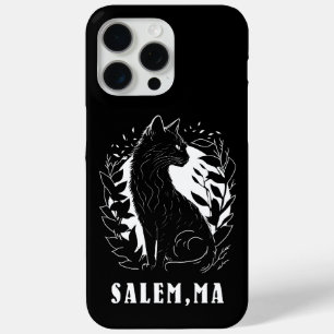 ブラックキャットイラストレーション サレム iPhone 15 PRO MAXケース