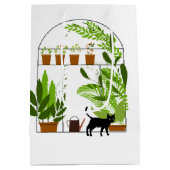 ブラックキャットインハウス誕生日 ミディアムペーパーバッグ (裏面)