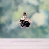 ブラックキャットインポーションクラシックボトルTシャツ アクリルサイン (ニュートラル)