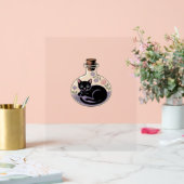 ブラックキャットインポーションクラシックボトルTシャツ アクリルサイン (ウェディング)