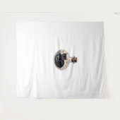 ブラックキャットインポーションクラシックボトルTシャツ タペストリー (正面(横))