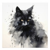 ブラックキャットイ絵画ンク フォトプリント            (正面)