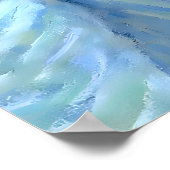 ブラックキャットウィズヴァンゴッホポートレート ポスター (角)