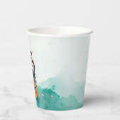 ブラックキャットオンパンプキンハロウィーン紙カップ 紙コップ (左)