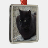 ブラックキャットカスタムオーナメント メタルオーナメント (右)