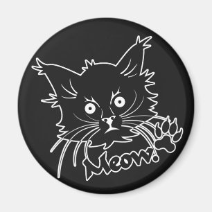 ブラックキャットカスタムマグネット マグネット