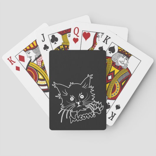 ブラックキャットカスタム遊のカード トランプ (裏面)