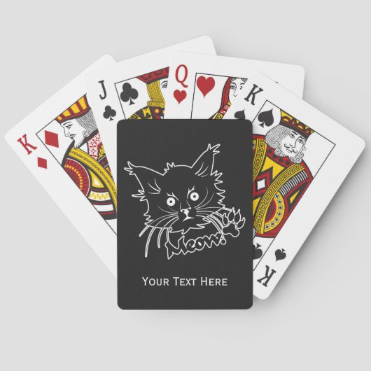 ブラックキャットカスタム遊のカード トランプ (裏面)