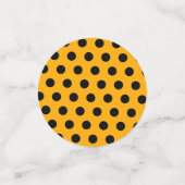 ブラックキャットカボチャスカルキッズハローウィンパーティ コンフェッティ (スモール正面)