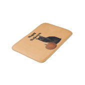 ブラックキャットカボチャハッピーハローウィンオレンジ バスマット (アングル)