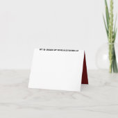 ブラックキャットカードカスタムハローウィンパーティ招待状 招待状 (裏面)