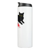 ブラックキャットキラー本能死んだマウスパンクゴシック タンブラー (回転右)