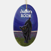 ブラックキャットギフト＆アクセサリー セラミックオーナメント (右)