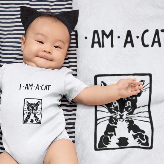 ブラックキャットギフト ベビーボディスーツ