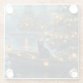 ブラックキャットクリスマスフェスティバル航海 ガラスコースター (裏面)