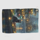 ブラックキャットクリスマスフェスティバル航海 ゴルフタオル (横)