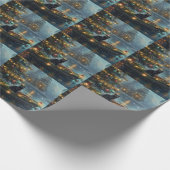 ブラックキャットクリスマスフェスティバル航海 ラッピングペーパー (角)