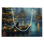 ブラックキャットクリスマスフェスティバル航海 ラージペーパーバッグ (裏面)