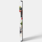 ブラックキャットクリスマスリースフェスティバル子猫 Case-Mate iPhoneケース (裏面 / 左)