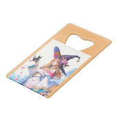 ブラックキャットサンダーを持つかわいい魔女サンダー_コーブ クレジットカード栓抜き (裏面アングル)