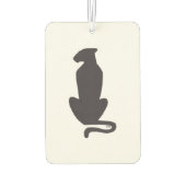 ブラックキャットシルエットカーエアーフレッシュナー カーエアーフレッシュナー (裏面)