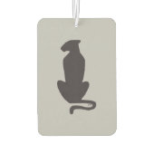 ブラックキャットシルエットグレーカーエアーフレッシュナー カーエアーフレッシュナー (裏面)