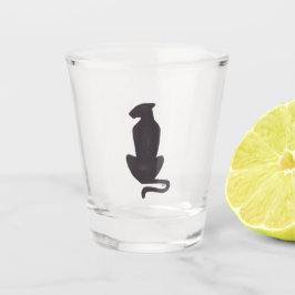 ブラックキャットシルエットショットグラス ショットグラス