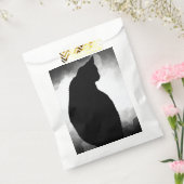 ブラックキャットシルエット優先バッグ フェイバーバッグ (封をした状態)