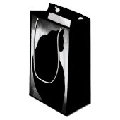 ブラックキャットシルエット抱き枕 スモールペーパーバッグ (正面アングル)