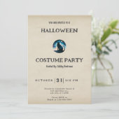 ブラックキャットスタリーナイトヴィンテージハロウィーン 招待状 (スタンド正面)